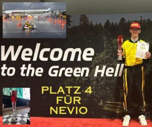 Mehr über den Artikel erfahren Platz vier für Nevio Ilias beim Kartslalom Bundesendlauf