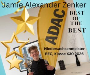 Mehr über den Artikel erfahren Jamie Alexander Zenker sichert sich Meistertitel in Oschersleben